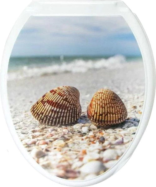 Изображение товара Сиденье для унитаза Русспласт РП-813 Берег (белая)