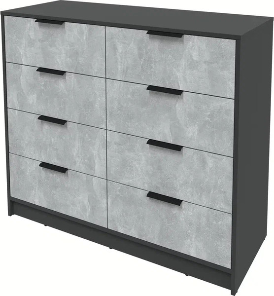 Изображение товара Комод Интерлиния Концепт КТ-К117 (бетон/антрацит)