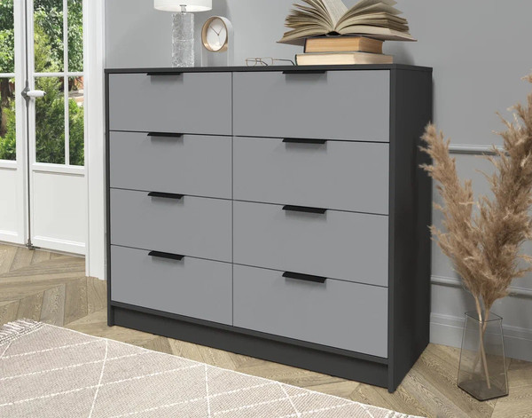 Изображение товара Комод Интерлиния Концепт КТ-К117 (серебро/антрацит)