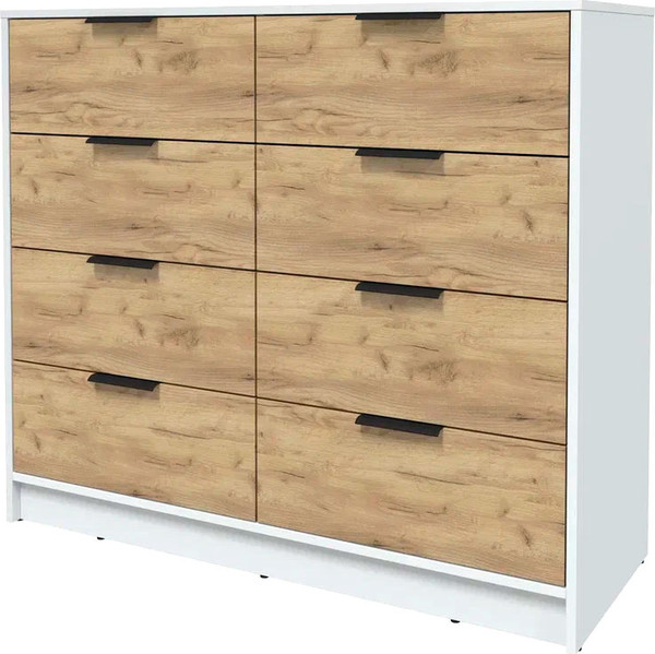 Изображение товара Комод Интерлиния Концепт КТ-К117 (дуб золотой/белый платинум)