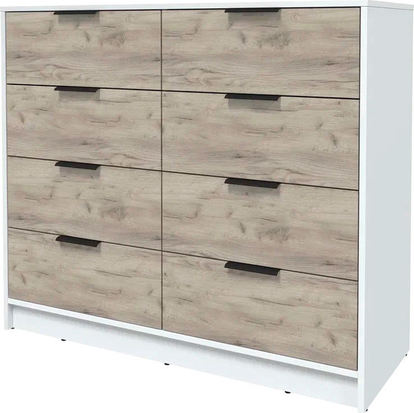 Изображение товара Комод Интерлиния Концепт КТ-К117 (дуб серый/белый платинум)