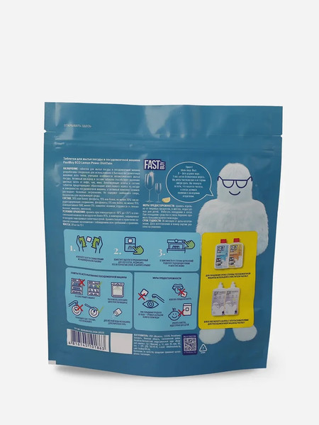 Изображение товара Таблетки для посудомоечных машин Fastbuy ECO Lemon Power DishTabs (30шт)