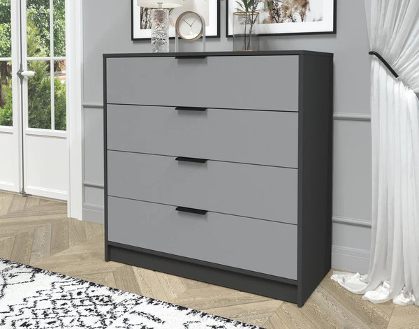 Изображение товара Комод Интерлиния Концепт КТ-К100 (серебро/антрацит)