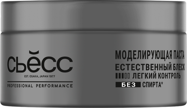 Изображение товара Паста для укладки волос Сьёсс Моделирующая Естественный блеск (75мл)