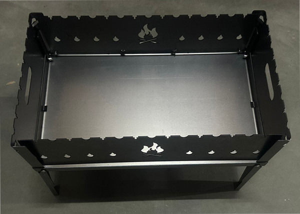 Изображение товара Мангал Grand Metall Invest Дипломат 2мм 55см (нержавеющая сталь )