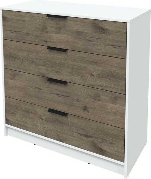 Изображение товара Комод Интерлиния Концепт КТ-К100 (дуб веллингтон/белый платинум)