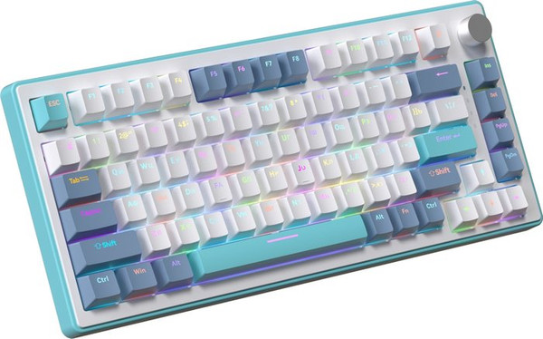 Изображение товара Клавиатура JEGG ZA82 (белый/синий/зеленый)