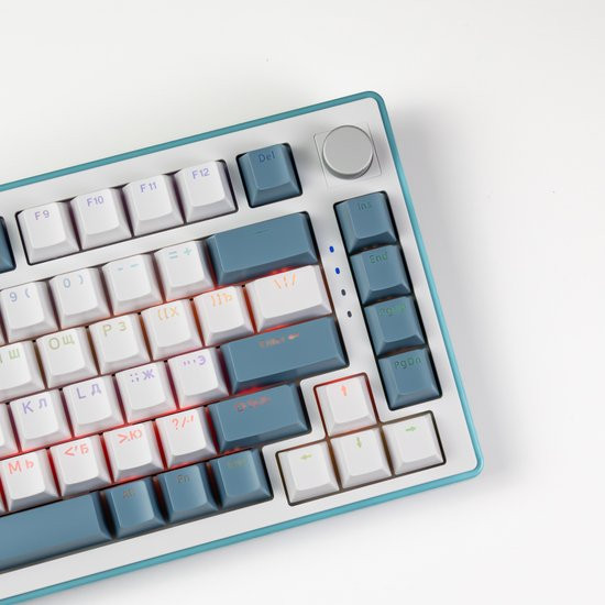 Изображение товара Клавиатура JEGG ZA82 (белый/синий/зеленый)