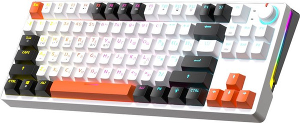 Изображение товара Клавиатура JEGG ZA87 Pro (белый/черный/оранжевый)