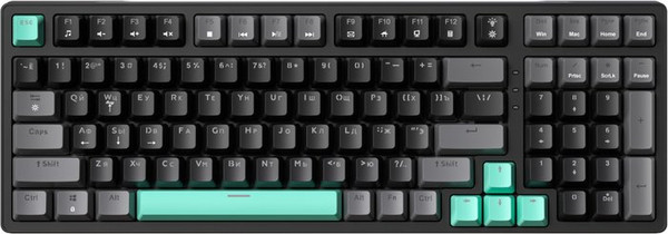 Изображение товара Клавиатура JEGG ZA99 (черный/серый/зеленый/желтый)