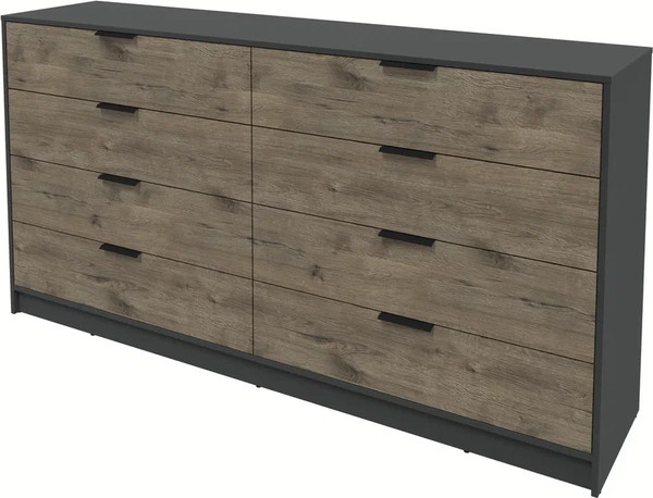 Изображение товара Комод Интерлиния Концепт КТ-К197 (дуб веллингтон/антрацит)