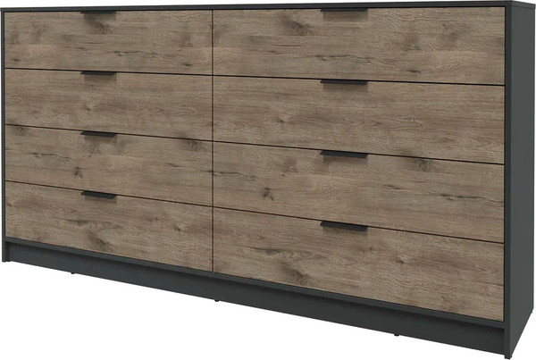 Изображение товара Комод Интерлиния Концепт КТ-К197 (дуб веллингтон/антрацит)