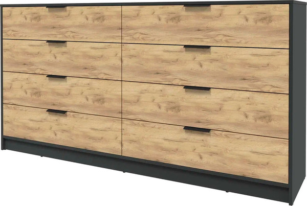 Изображение товара Комод Интерлиния Концепт КТ-К197 (дуб золотой/антрацит)