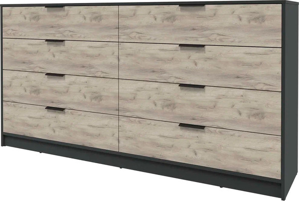 Изображение товара Комод Интерлиния Концепт КТ-К197 (дуб серый/антрацит)