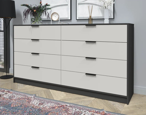 Изображение товара Комод Интерлиния Концепт КТ-К197 (персидский жемчуг/антрацит)