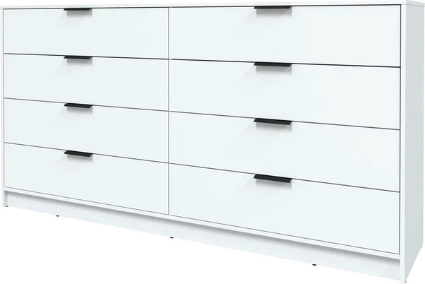 Изображение товара Комод Интерлиния Концепт КТ-К197 (белый платинум/белый платинум)