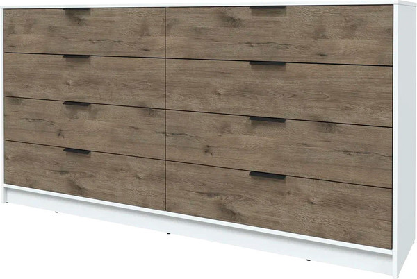 Изображение товара Комод Интерлиния Концепт КТ-К197 (дуб веллингтон/белый платинум)