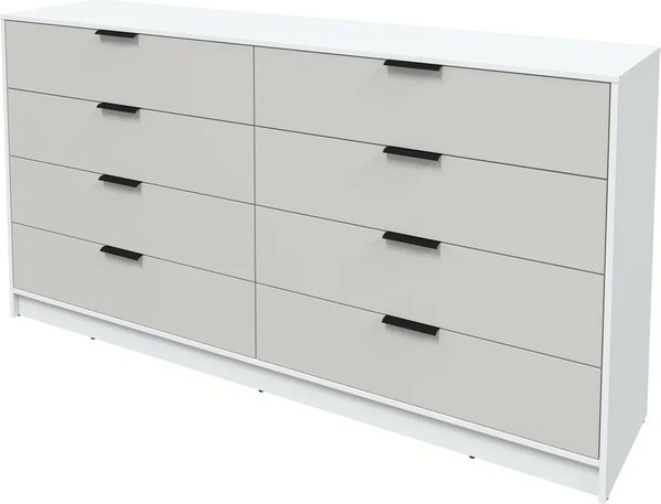 Изображение товара Комод Интерлиния Концепт КТ-К197 (персидский жемчуг/белый платинум)