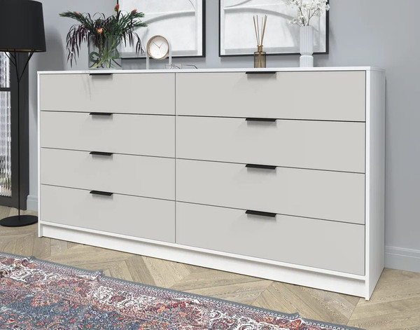 Изображение товара Комод Интерлиния Концепт КТ-К197 (персидский жемчуг/белый платинум)