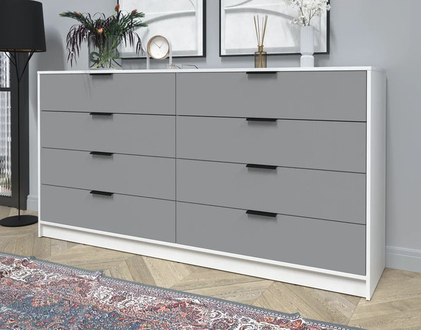 Изображение товара Комод Интерлиния Концепт КТ-К197 (серебро/белый платинум)