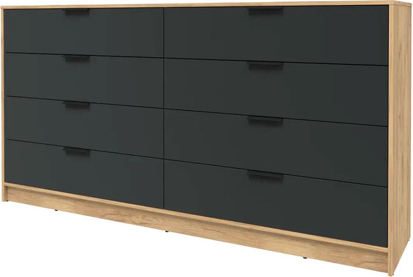 Изображение товара Комод Интерлиния Концепт КТ-К197 (антрацит/дуб золотой)