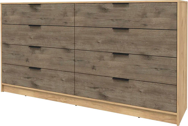 Изображение товара Комод Интерлиния Концепт КТ-К197 (дуб веллингтон/дуб золотой)