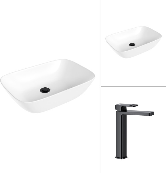 Изображение товара Умывальник со смесителем Lauter 21454 + Cascade 21СК0655BS