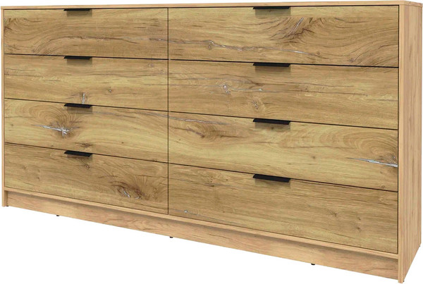 Изображение товара Комод Интерлиния Концепт КТ-К197 (дуб нокс/дуб золотой)