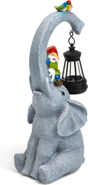 Изображение товара Садовая фигура-светильник Take It Easy Слоник с гномами / 10824132