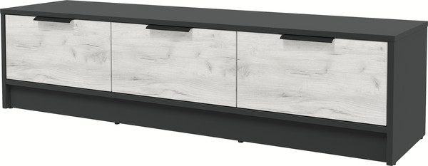 Изображение товара Тумба Интерлиния ТВ Концепт КТ-ТВ3-35 (дуб белый/антрацит)