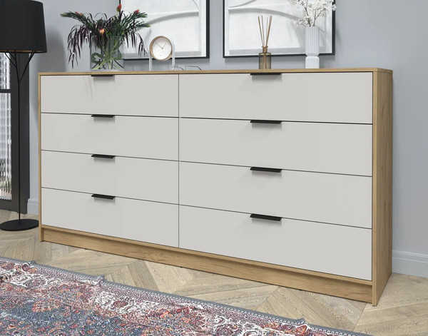 Изображение товара Комод Интерлиния Концепт КТ-К197 (персидский жемчуг/дуб золотой)