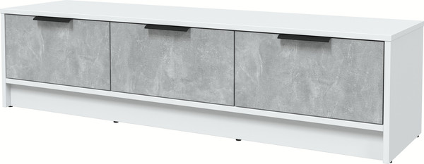 Изображение товара Тумба Интерлиния ТВ Концепт КТ-ТВ3-35 (бетон/белый платинум)