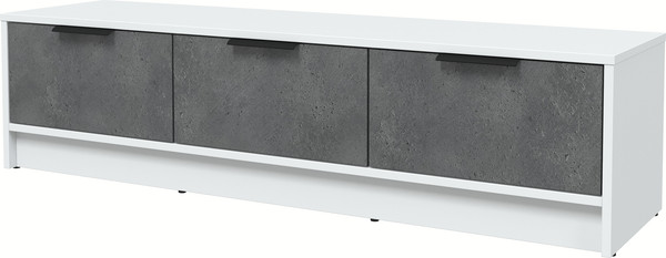 Изображение товара Тумба Интерлиния ТВ Концепт КТ-ТВ3-35 (бетон портленд/белый платинум)