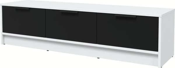 Изображение товара Тумба Интерлиния ТВ Концепт КТ-ТВ3-35 (черный/белый платинум)