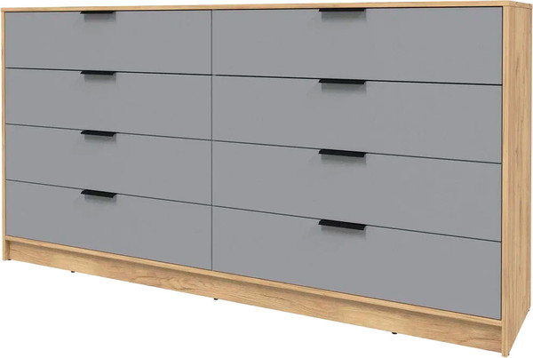 Изображение товара Комод Интерлиния Концепт КТ-К197 (серебро/дуб золотой)