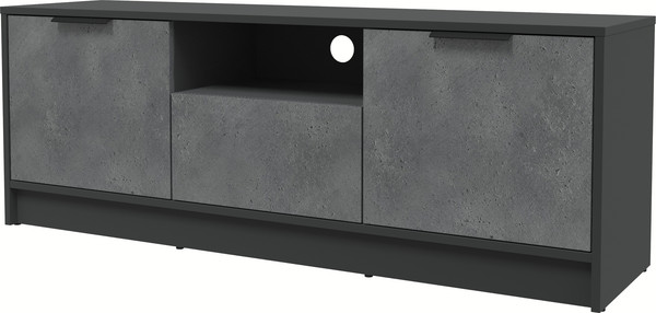 Изображение товара Тумба Интерлиния ТВ Концепт КТ-ТВ3-50 (бетон портленд/антрацит)