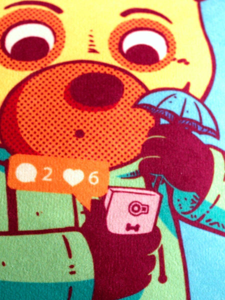 Изображение товара Подушка декоративная MATEX Freak Блогер / 34-773 (голубой/зеленый)