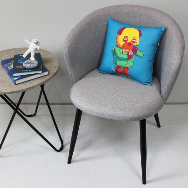 Изображение товара Подушка декоративная MATEX Freak Блогер / 34-773 (голубой/зеленый)