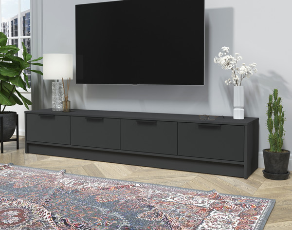 Изображение товара Тумба Интерлиния ТВ Концепт КТ-ТВ4-35 (антрацит/антрацит)