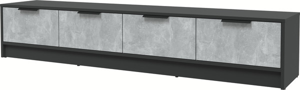 Изображение товара Тумба Интерлиния ТВ Концепт КТ-ТВ4-35 (бетон/антрацит)