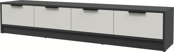 Изображение товара Тумба Интерлиния ТВ Концепт КТ-ТВ4-35 (персидский жемчуг/антрацит)