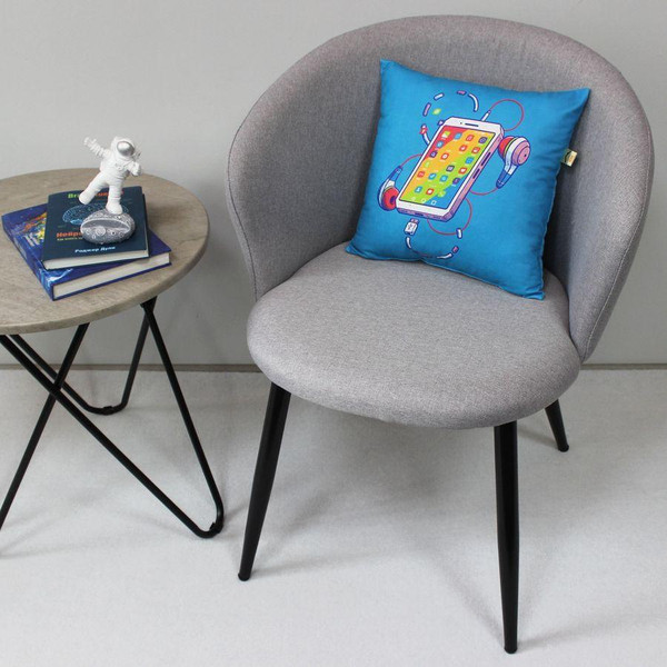 Изображение товара Подушка декоративная MATEX Freak Смартфон / 34-797 (голубой)