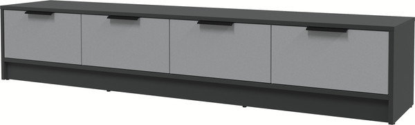 Изображение товара Тумба Интерлиния ТВ Концепт КТ-ТВ4-35 (серебро/антрацит)