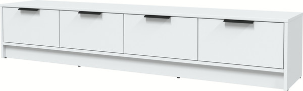 Изображение товара Тумба Interline ТВ Концепт КТ-ТВ4-35 (белый платинум/белый платинум)