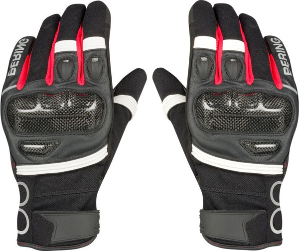 Изображение товара Мотоперчатки BERING Raid BGE721-T10 (T10, черный/белый/красный)