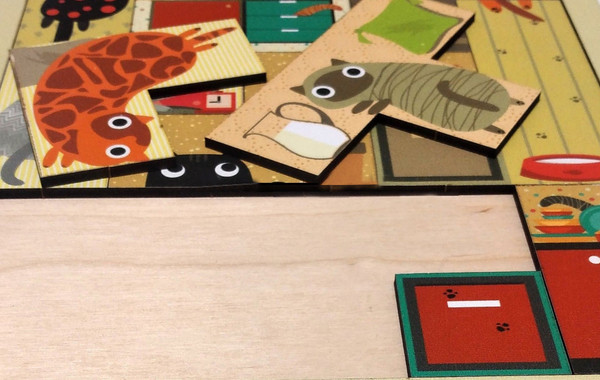 Изображение товара Развивающая игра Учитель-Канц Тетрис большой. Коты и котики (4680088306063)