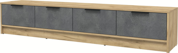 Изображение товара Тумба Интерлиния ТВ Концепт КТ-ТВ4-35 (бетон портленд/дуб золотой)