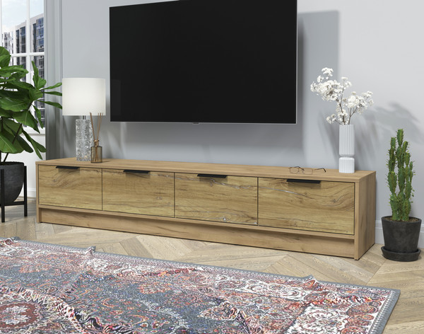 Изображение товара Тумба Интерлиния ТВ Концепт КТ-ТВ4-35 (дуб нокс/дуб золотой)