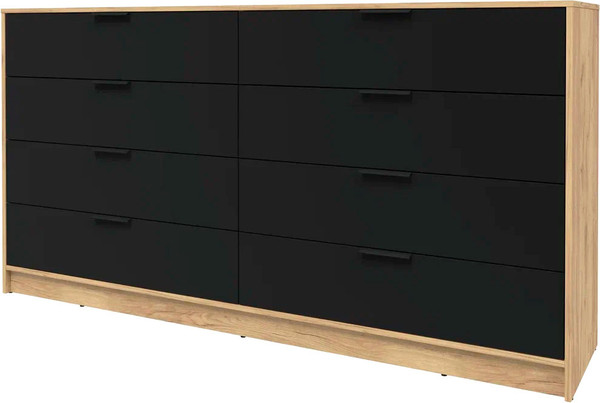 Изображение товара Комод Интерлиния Концепт КТ-К197 (черный/дуб золотой)