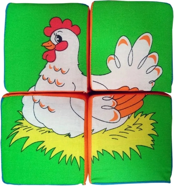 Изображение товара Развивающий игровой набор Учитель-Канц Кубики. Курочка Ряба (4630061310037)